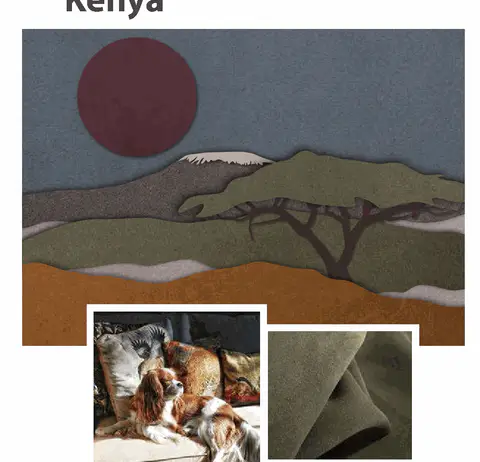 Ткань Kenya в интерьере, фото 10